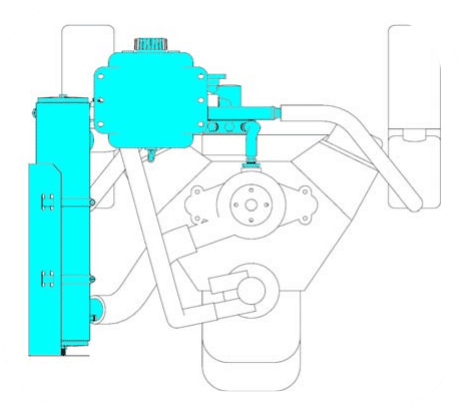 MRM-5439 - Kit échangeur eau douce partiel pour Volvo Penta V8 5.0l, 5.7l 2000-2011