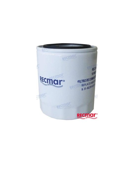 REC24942 - Filtre essence séparateur d'eau 10 microns long Mercruiser 35-802893Q01 / Volvo Penta 855686/ OMC 0509532