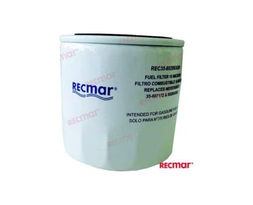 REC35-802893Q01 - Filtre essence séparateur d'eau 10 microns long Mercruiser 35-802893Q01 / Volvo Penta 855686/ OMC 0509532