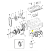 REC27-14241 - Joint support de vilebrequin - GM L4 / V6 / V8 - Mercruiser 27-14241 / Volvo Penta 3852656 / OMC 0509248