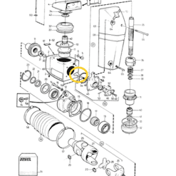 RM3856502 - Doigt sélecteur cône embrayage embase Volvo 3856502 