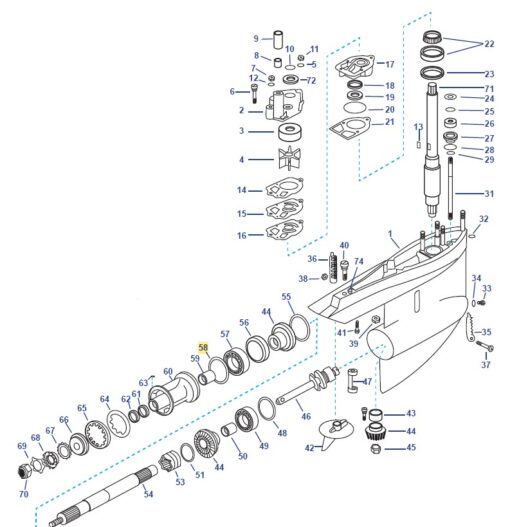 REC25-31534 - Joint torique Mercruiser 25-31534