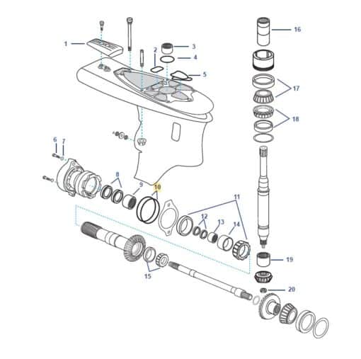 REC925259 - Joint torique Volvo Penta 925259