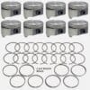 Kit x8 pistons + segments côte standard GM 5.7l -350 non vortec avant 1996 RCK-K15058P