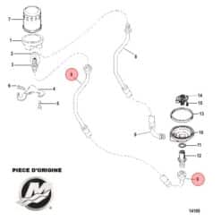 BK-32-860208 - Flexible filtre à huile déporté Mercruiser 32-860208