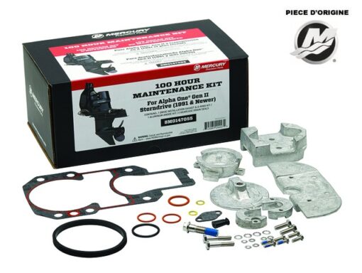 BK-8M0147055 - Kit entretien 100H ou 1 an - Original Mercruiser Alpha One Gen II 1991 et +