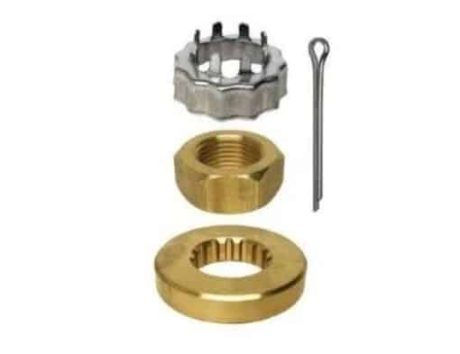 KIT ECROU D'HELICE OMC COBRA - KING - 92/93 15 CANNELURES Mercruiser: 802009, 802009Q1 OMC: 0175266, 175266