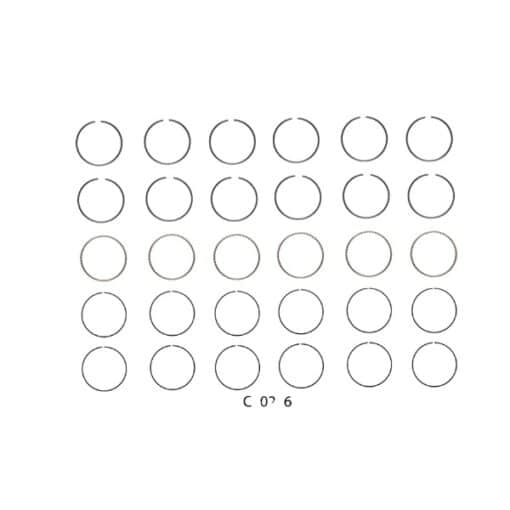 Kit segments V6 Vortec côte standard 1.5 / 1.5 / 3 mm - jeu de 6 Mercruiser : 39-17464 , 39-801861 , 39-801861 1 , 801861T1 , 17464 , 8018611 Volvo Penta : 21179959, 3855740