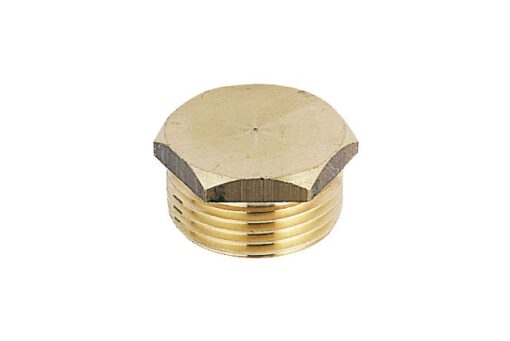Bouchon laiton brut mâle 1/2" Ø 15x21